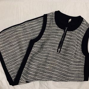Madewell B&W Dress with half-zip // 2